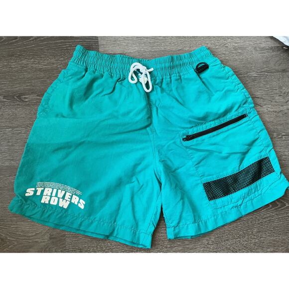 Strivers Row Teal Mens Swim Trunks Size Medium - Picture 1 of 9